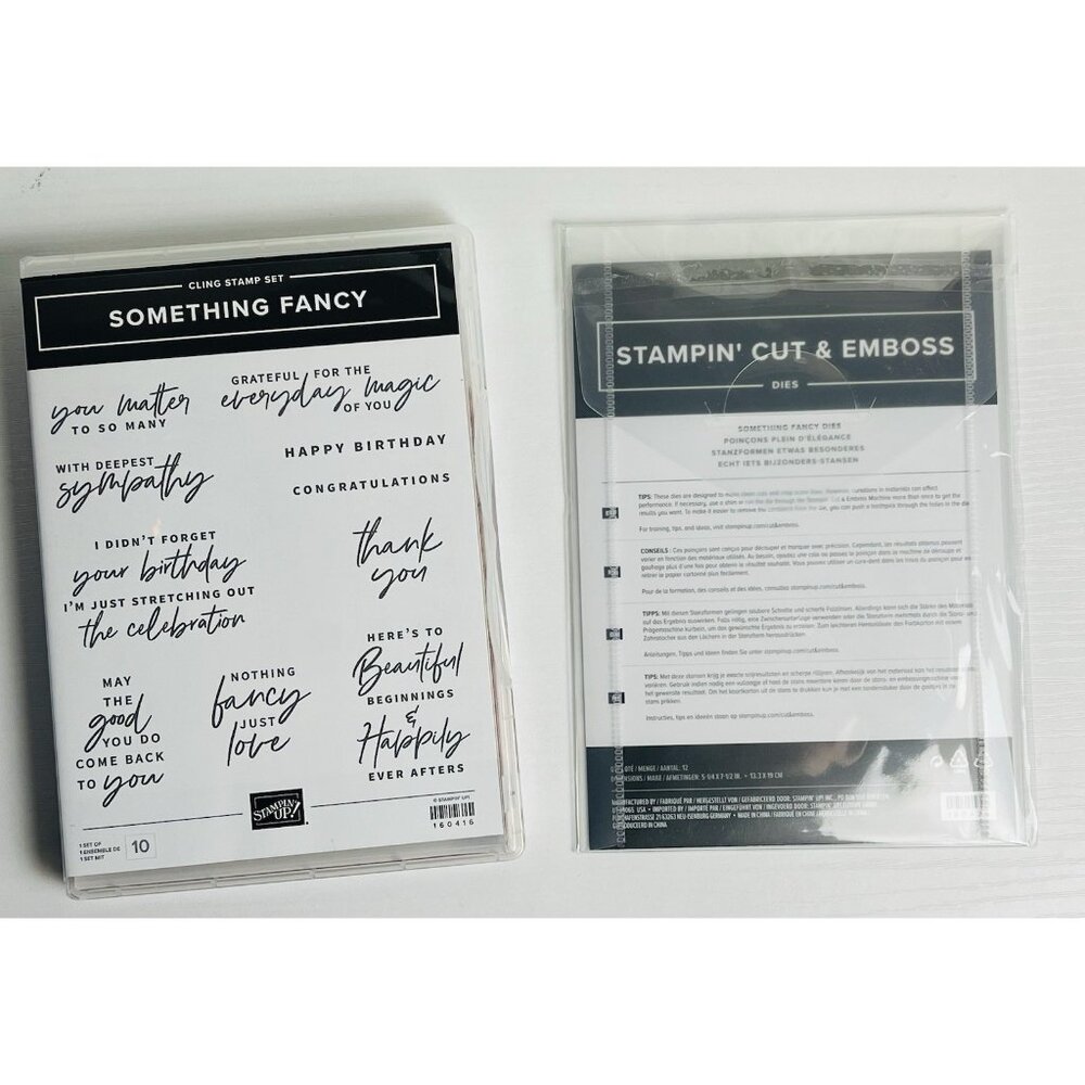 Stampin' Up! SOMETHING FANCY Stamp Set and Dies Bundle